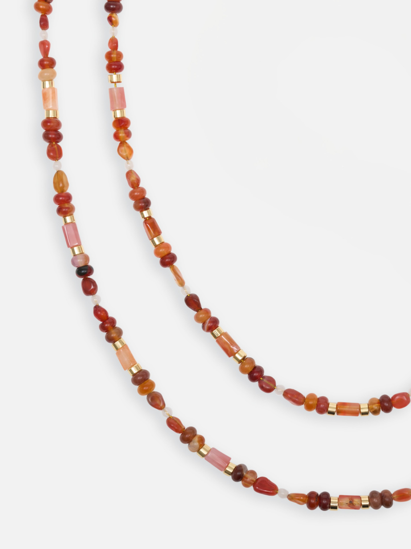 Naya Short Terracota Chain