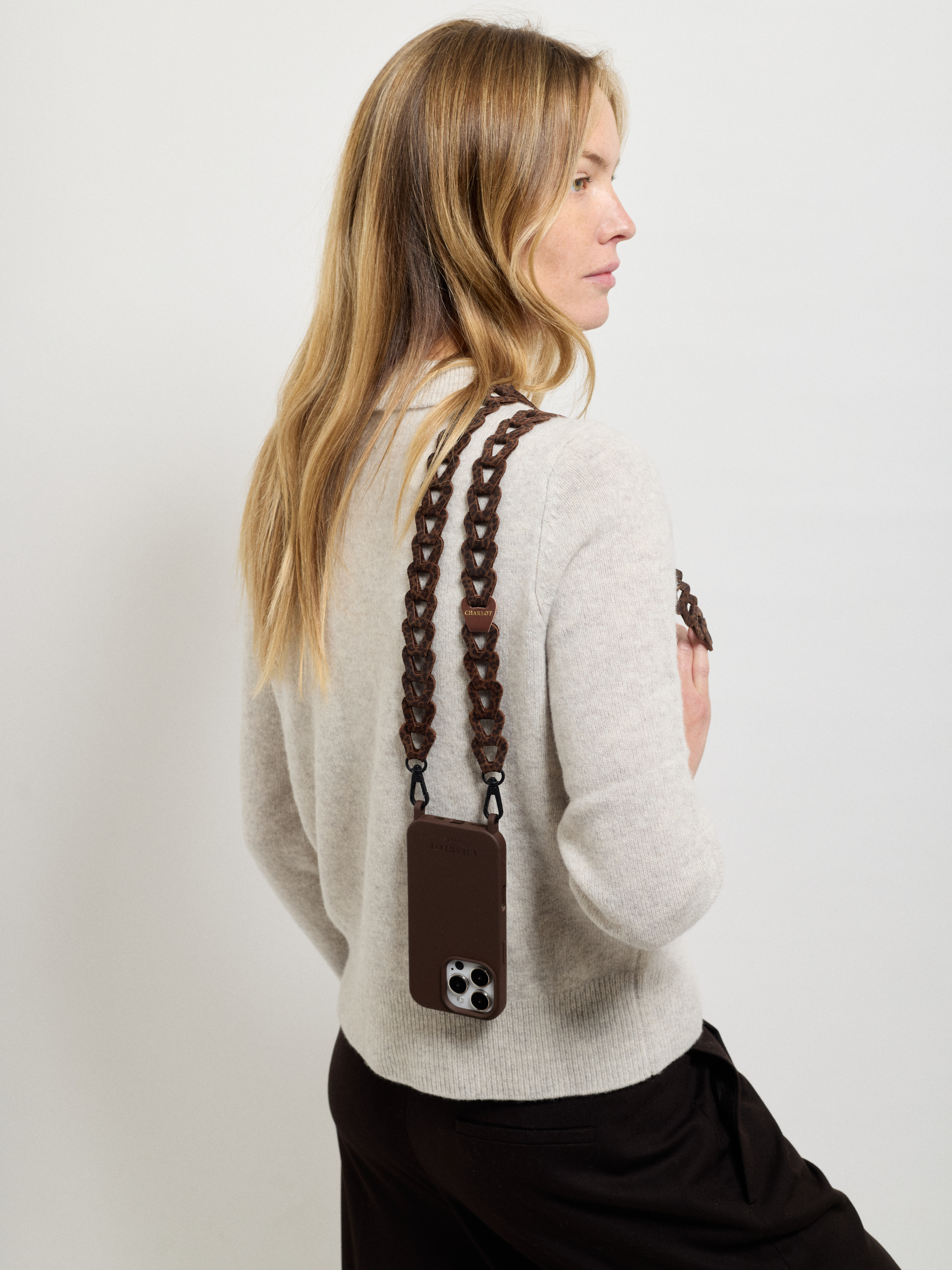 Mel Cuir Long - Léopard Foncé