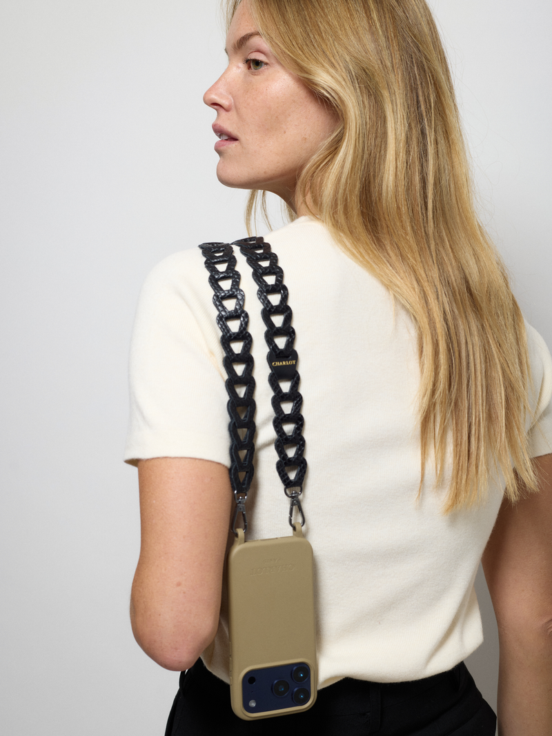 Mel Leather Long Shoulder Straps