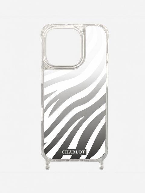 Zebra Mirror Cord Case with Magsafe for iPhone