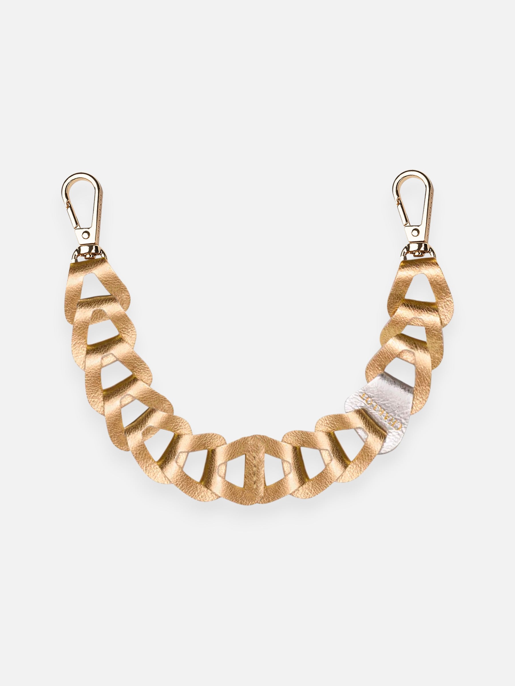 Bandoulières Mel Cuir Irisé Court