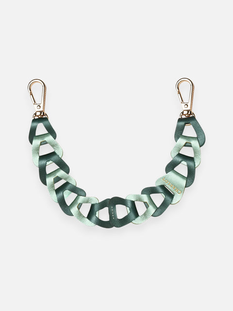 Mel Cuir Irisé Court Vert