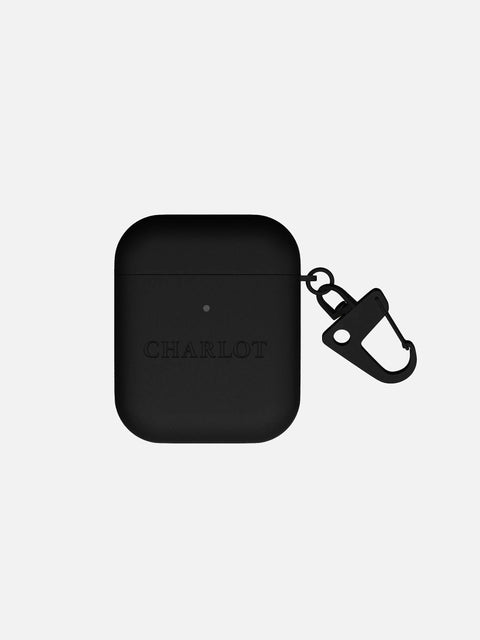 Coque AirPods Silicone Noir (1er & 2e génération)