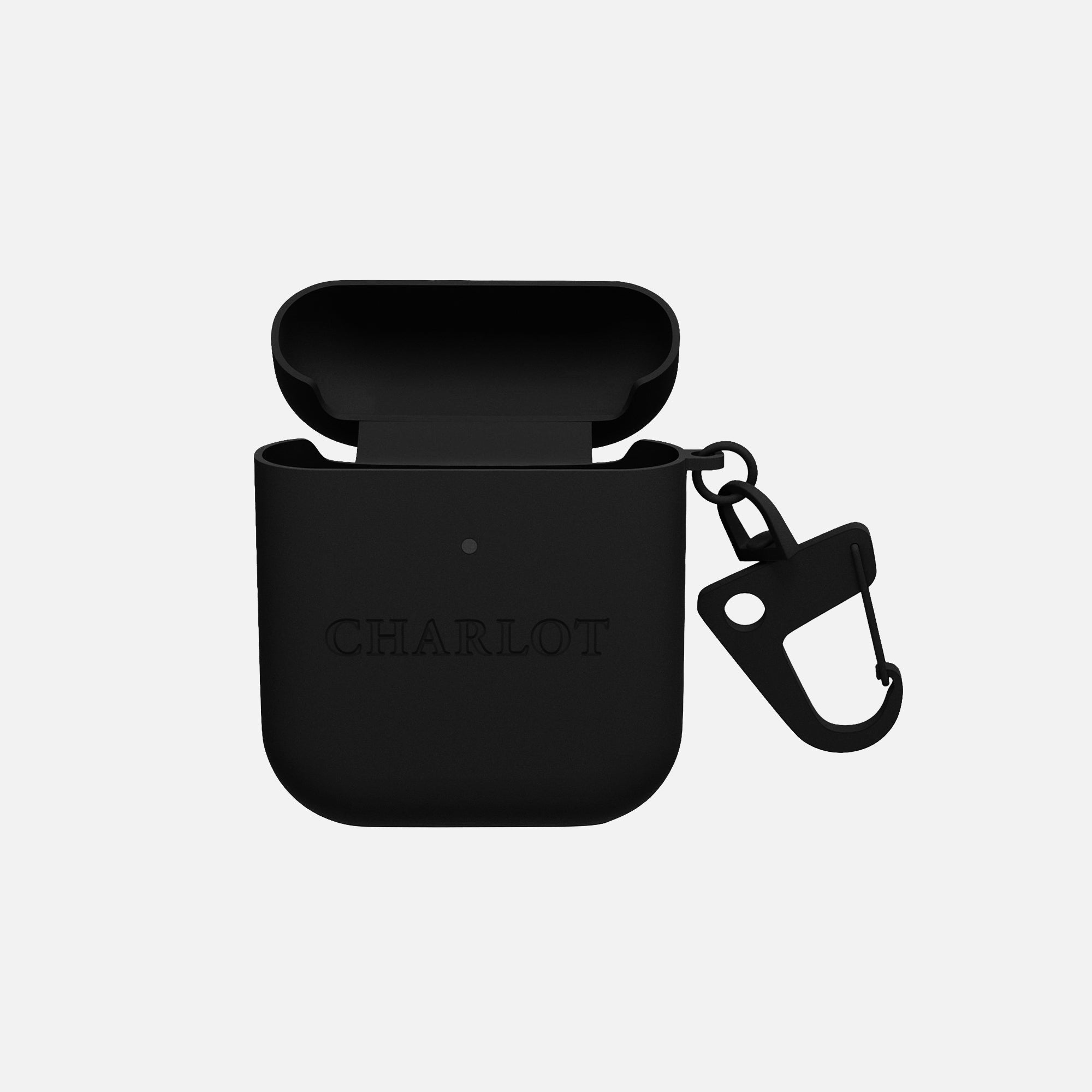 Coque AirPods Silicone Noir (1er & 2e génération)