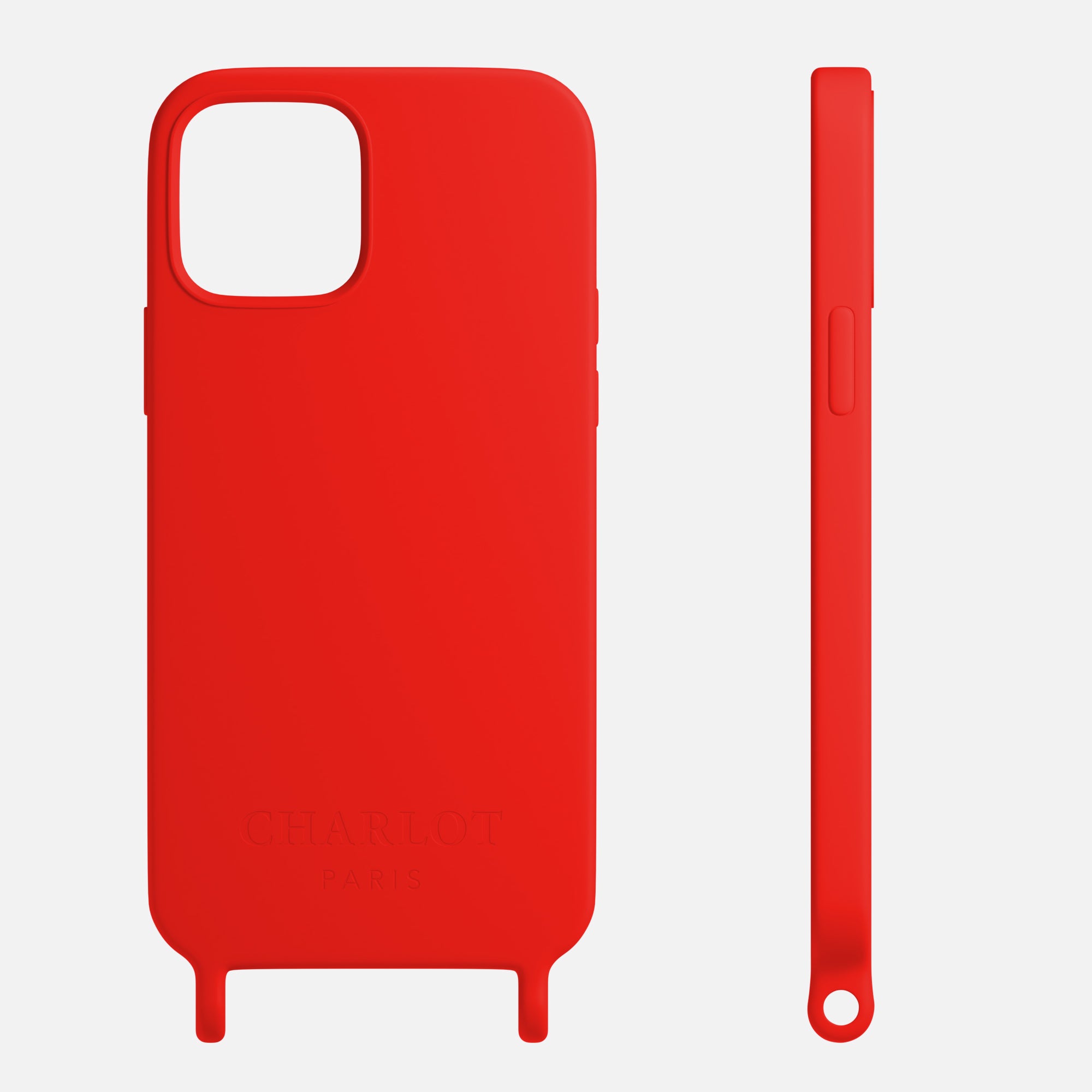 Red silicone case